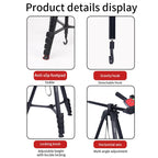 Jmary KP-2209 1.7M Overhead Horizontal Axis Tripod for Camera & Mobile