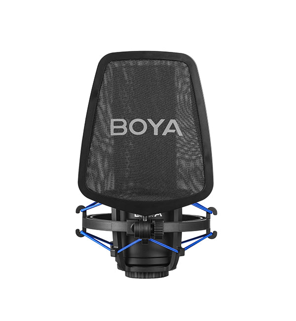 BOYA BY-M1000 Pro Large-Diaphragm Condenser Microphone – 3 Year Warranty