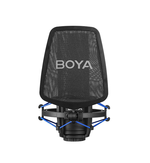 BOYA BY-M1000 Pro Large-Diaphragm Condenser Microphone – 3 Year Warranty