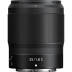 Nikon NIKKOR Z 35mm f/1.8 S Lens – Professional Wide-Angle Prime for Nikon Z Mirrorless Cameras