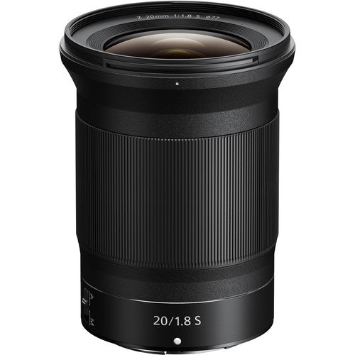 Nikon NIKKOR Z 20mm f/1.8 S Lens – Professional Ultra-Wide Prime for Nikon Z Mirrorless Cameras
