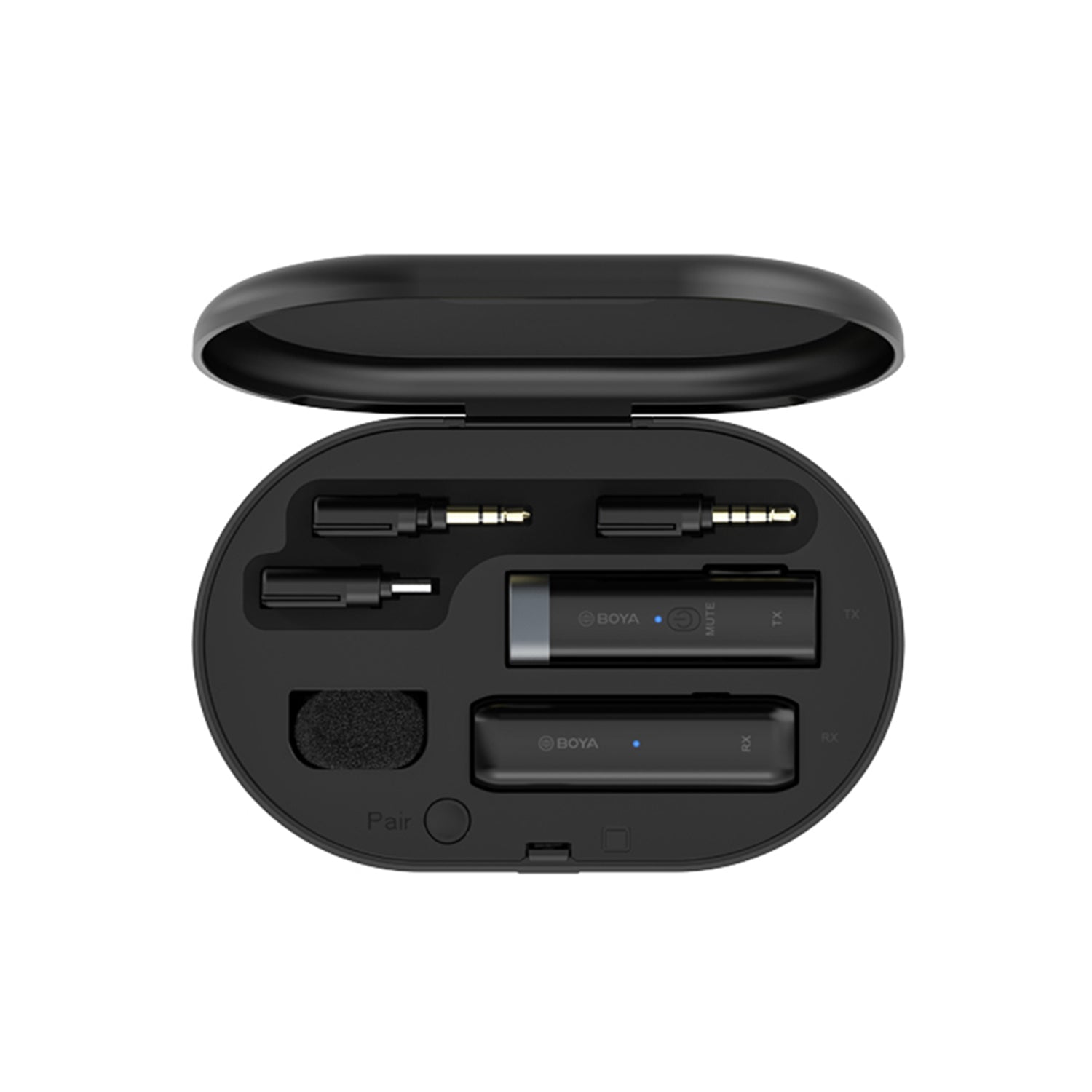 BOYA BY-WM3U 2.4GHz Wireless Microphone System – USB-C Mini Wireless Mic (1 TX + 1 RX)