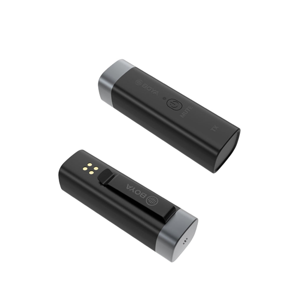 BOYA BY-WM3U 2.4GHz Wireless Microphone System – USB-C Mini Wireless Mic (1 TX + 1 RX)