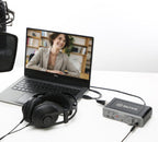 BOYA BY-AM1 Dual-Channel Audio Mixer – Portable Compact Mixer with 3 Year Warranty
