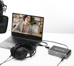 BOYA BY-AM1 Dual-Channel Audio Mixer – Portable Compact Mixer with 3 Year Warranty