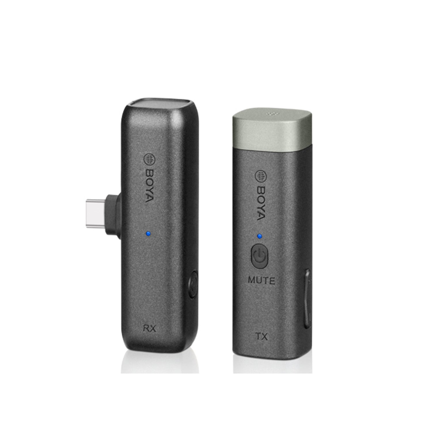 BOYA BY-WM3U 2.4GHz Wireless Microphone System – USB-C Mini Wireless Mic (1 TX + 1 RX)