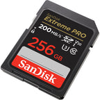 SanDisk Extreme PRO 256GB UHS-I SDXC Memory Card (Up to 200MB/s)