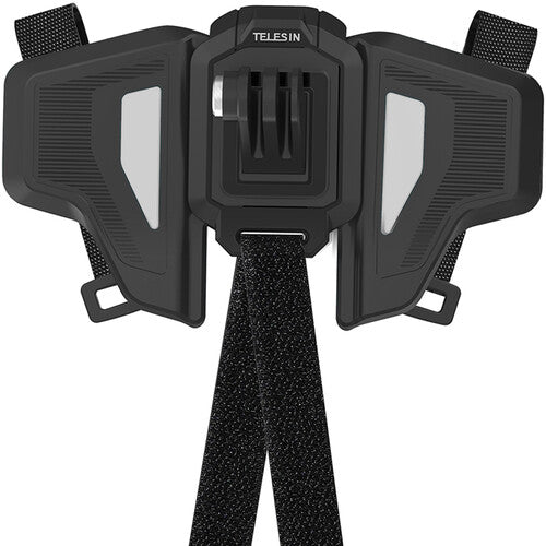 TELESIN Second Generation Motorcycle Helmet Chin Mount for GoPro & Action Cameras