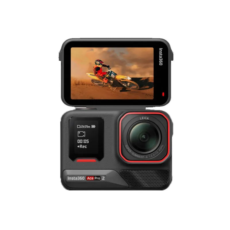 Insta360 Ace Pro 2 Action Camera Dual Battery Bundle – 8K AI Action Camera with Leica Lens