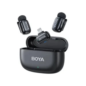 BOYA BY-V10 Ultracompact 2.4GHz Wireless Microphone System – Separate Noise Reduction Button (2 Year Warranty)