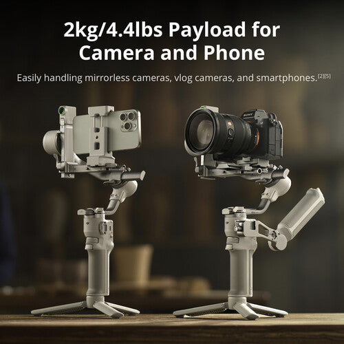 DJI RS 4 Mini Combo – Compact Gimbal Stabilizer with Accessories for Creators