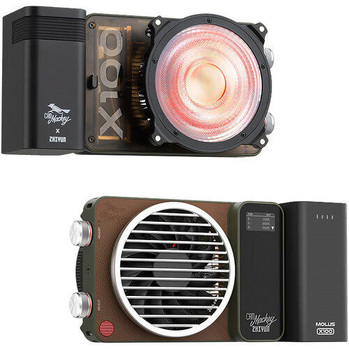 Zhiyun MOLUS X100 RGB Pro Pocket COB Light – 100W Full-Color Professional Lighting