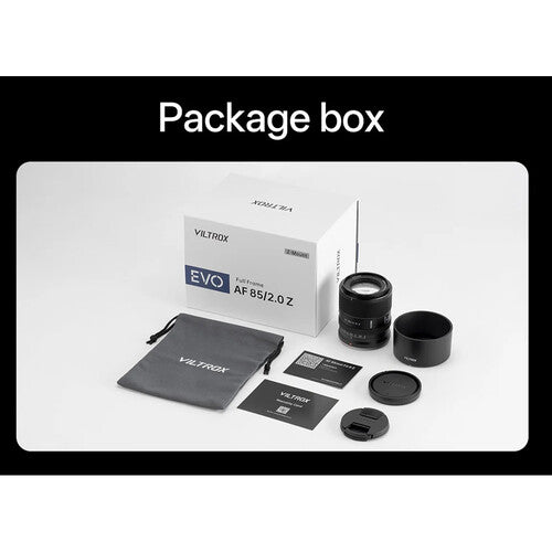 Viltrox AF 85mm f/2.0 EVO Lens for Nikon Z-Mount – Full-Frame Portrait Prime Lens
