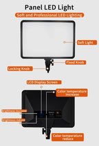 Jmary FM-17RS 17-Inch Soft Light LED Panel – Professional Bi-Color Photography & Video Light