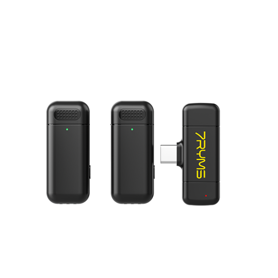 7RYMS Rimo S1 UC 2.4G Dual-Channel Wireless Microphone – USB-C Wireless Mic for Smartphones & Cameras