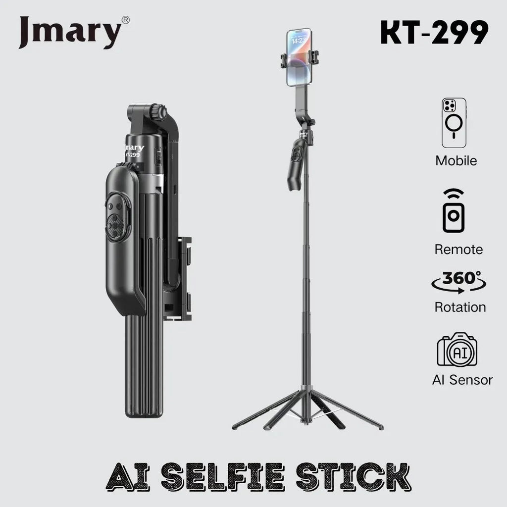 Jmary KT-219 Mini Tripod & Mobile Selfie Stick with Remote Shutter