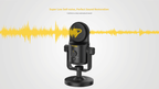 7RYMS SR-USB Mini Condenser USB Microphone – Compact USB Mic for Podcasting, Streaming & Content Creation