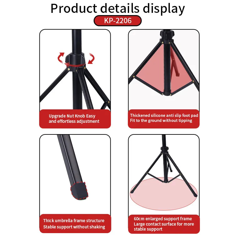 Jmary KP-2206 Tripod for Mobile & Camera with Mobile Holder