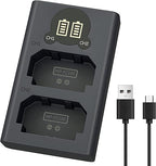 Caisi Dual USB Charger for Sony NP-FZ100 Battery