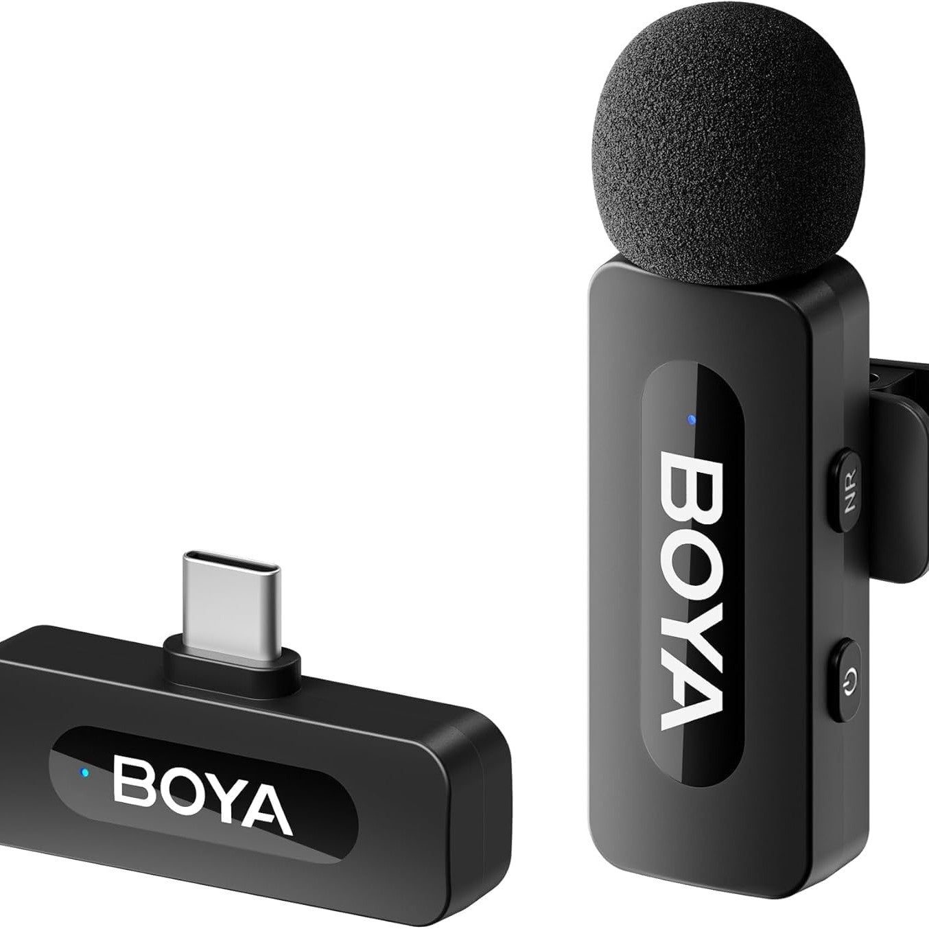 BOYA BY-V1 Ultracompact 2.4GHz Wireless Microphone System – iOS Compatible (2 Year Warranty)