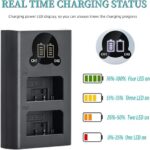Caisi Dual USB Charger EL-25 for Nikon EN-EL25 Battery (Z30, Z50 & Z fc)
