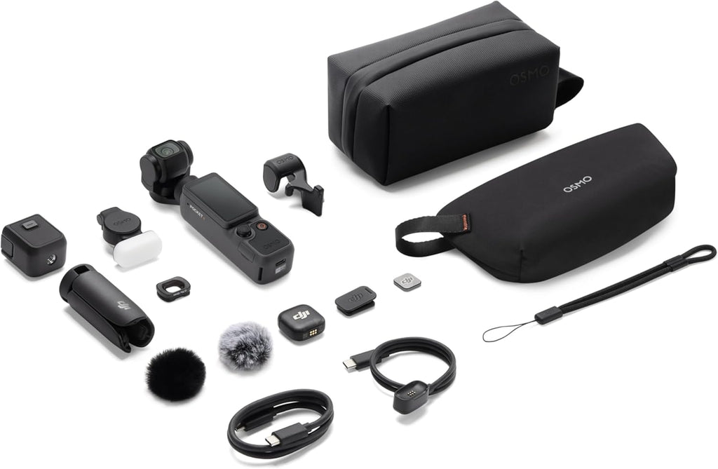 DJI Osmo Pocket 4 Creator Combo – 4K Gimbal Camera for Vlogging, Content Creation & Travel Filmmaking
