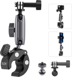 TELESIN Double Clamp Mount for GoPro, Action Cameras & Accessories