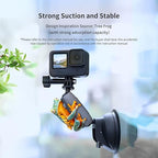 TELESIN Camera Suction Cup Mount Bracket for GoPro & Action Cameras