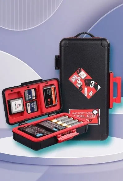 LENSGO D950 Camera Battery & Memory Card Storage Box Case
