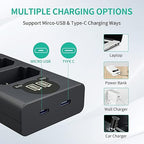 Caisi Dual USB Charger for Sony NP-FZ100 Battery