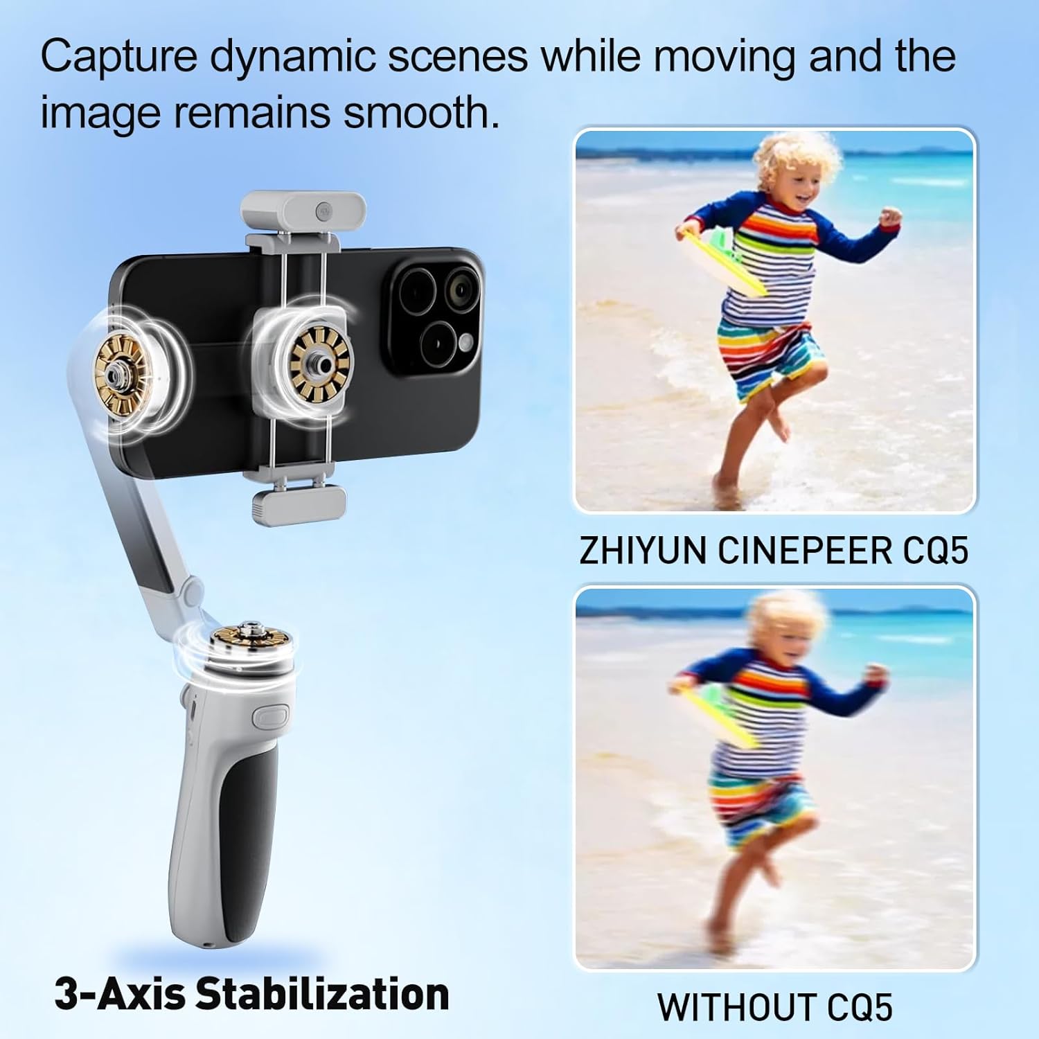 Zhiyun CINEPEER CQ5 AI Smartphone Gimbal Stabilizer