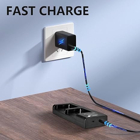 Caisi V615 Dual USB Charger for Sony NP-F550, NP-F750, NP-F970 & NP-F980 Batteries