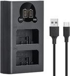 Caisi Dual USB Charger for Sony NP-FZ100 Battery