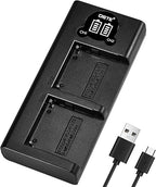 Caisi V615 Dual USB Charger for Sony NP-F550, NP-F750, NP-F970 & NP-F980 Batteries