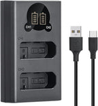 Caisi V615 Dual USB Charger for Sony NP-F550, NP-F750, NP-F970 & NP-F980 Batteries