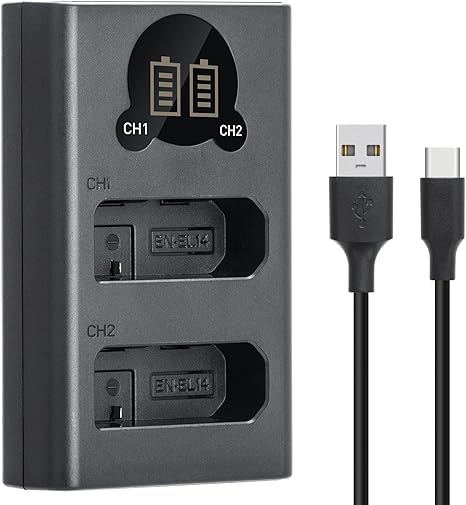 Caisi V615 Dual USB Charger for Sony NP-F550, NP-F750, NP-F970 & NP-F980 Batteries