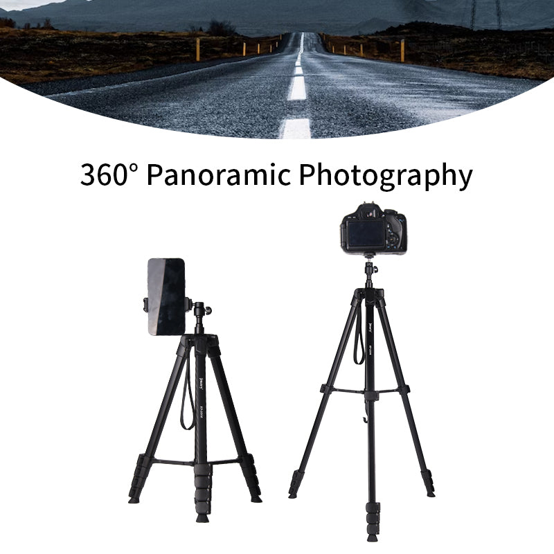 Jmary KP-2208 Multifunctional 1.7M Tripod & Monopod for Mobile, Ring Light & Camera