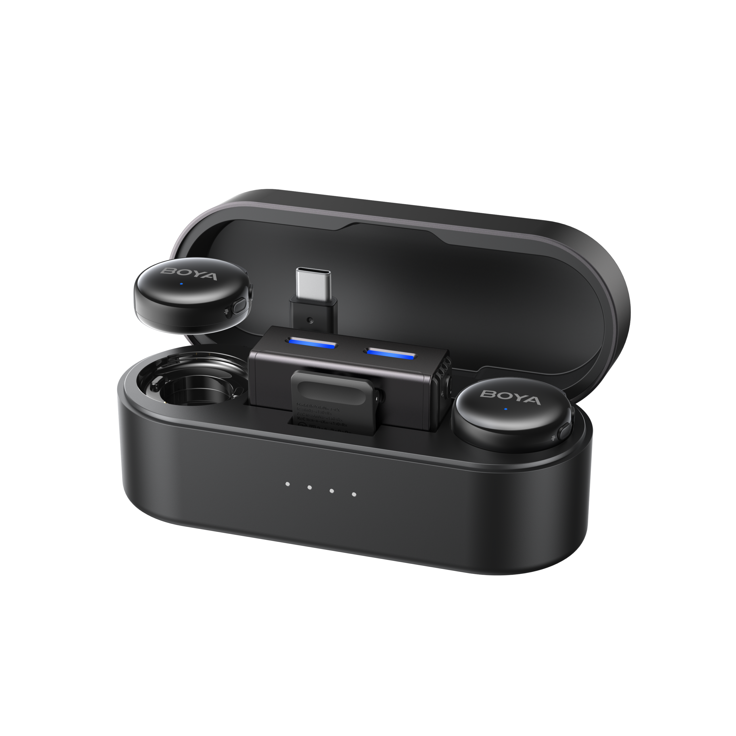 BOYA BOYALINK 3 AI-Powered Button-Sized Wireless Microphone – 2+1 Year Extended Warranty