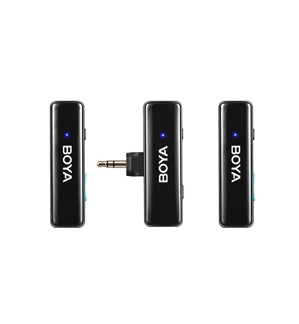BOYA BOYALINK All-in-One Dual-Channel Wireless Microphone System – Fits All Devices (2+1 Year Warranty)