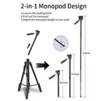 Jmary KP-2294 Professional Overhead Tripod for Camera & Mobile