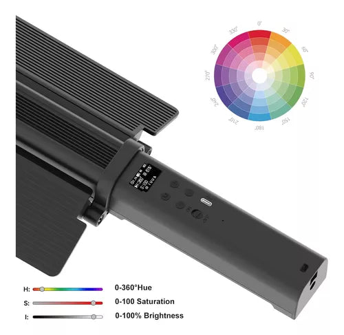 Mamen RGB Stick Light – Full-Color LED Wand for Photography, Videography & Creative Lighting