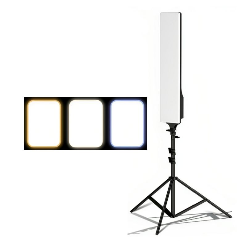 RL-100 LED Flat Panel Long Strip Light – Bi-Color Beauty & Live Streaming Photography Light