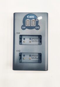 Caisi Dual USB Charger for Canon LP-E17 Battery