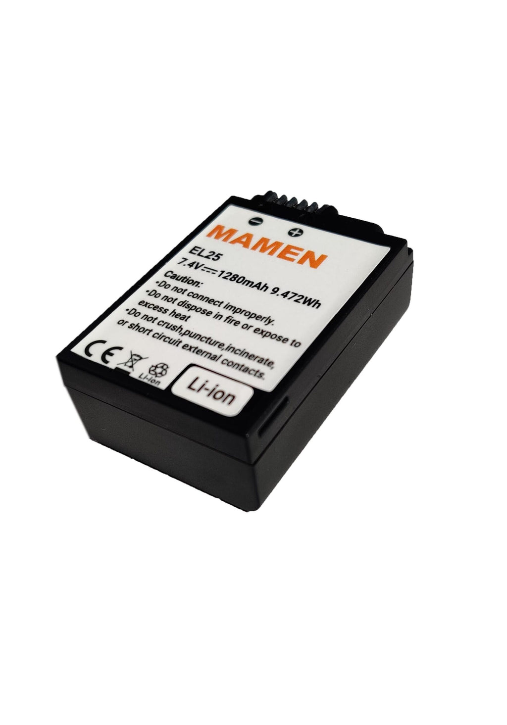 Mamen EN-EL25 Rechargeable Lithium-Ion Battery 1280mAh for Nikon Z50, Z30 & Z fc