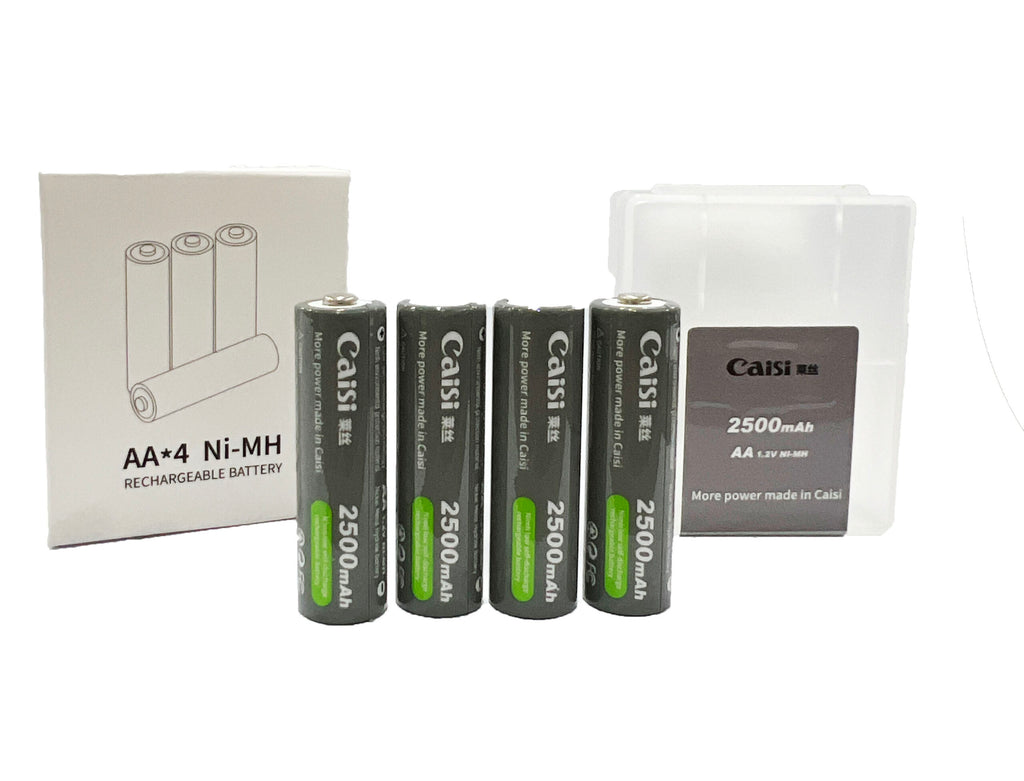 Caisi AA Rechargeable Batteries 2500mAh (4-Pack)