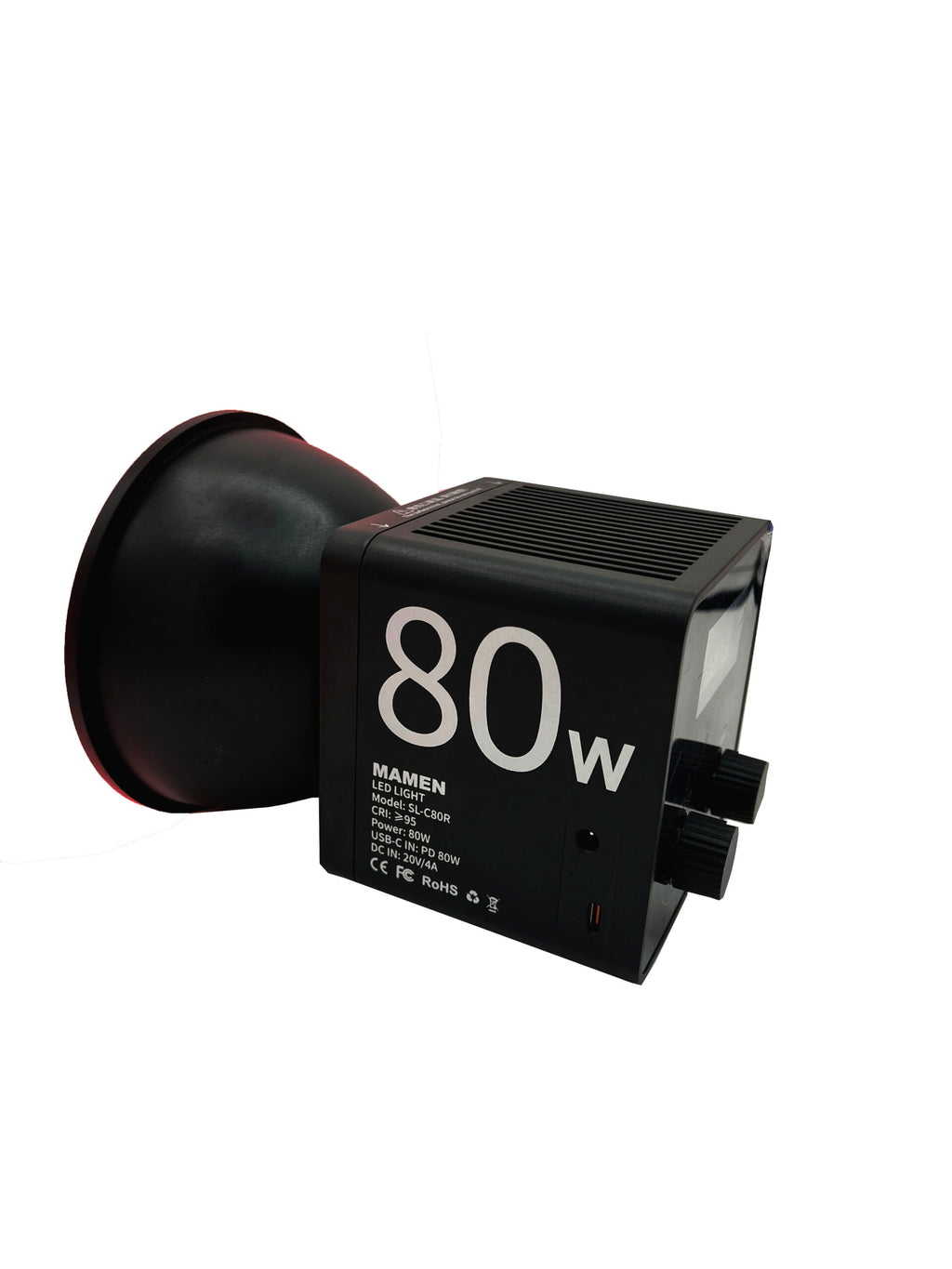MAMEN C80 80W RGB Continuous LED Light – Professional High-Power RGB Studio Light for Photography & Video