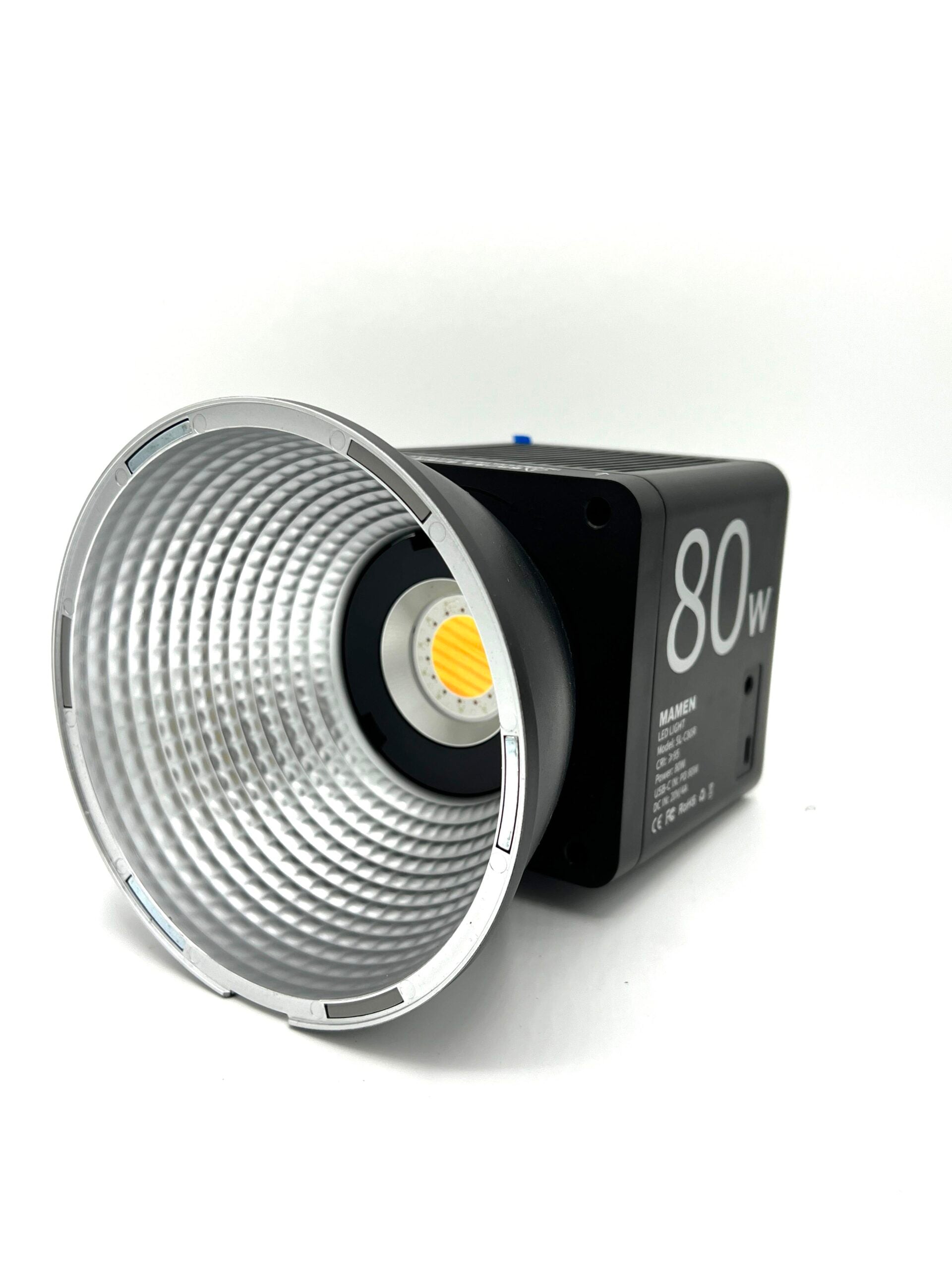 MAMEN C80 80W RGB Continuous LED Light – Professional High-Power RGB Studio Light for Photography & Video