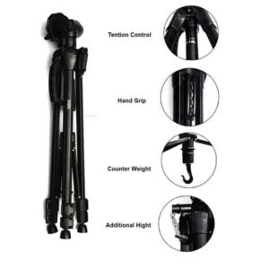 ICON 7862 Tripod with Mobile Holder & Bluetooth Shutter Remote