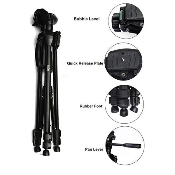 ICON 7862 Tripod with Mobile Holder & Bluetooth Shutter Remote