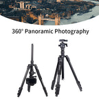 Jmary KT285+NB40 1.64M 2-in-1 Tripod with Panoramic Ball Head